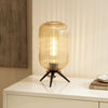 Safavieh Theiss TBL4528A Amber / Black Lamp Room Scene On Feature