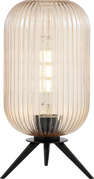 Safavieh Theiss TBL4528A Amber / Black Lamp Main On