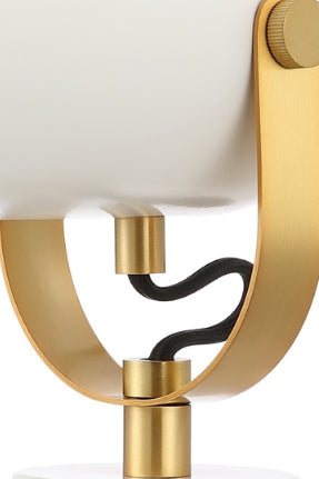 Safavieh Clarst TBL4532A White / Brass Lamp Main On