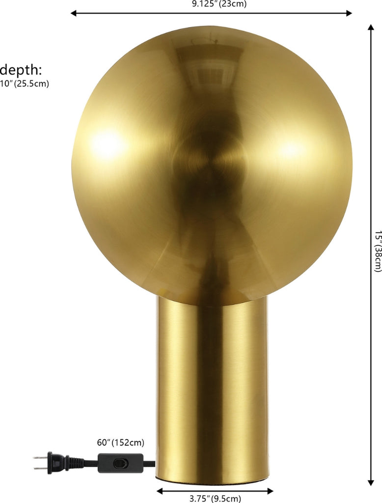 Safavieh Frey TBL4533A Brass Lamp main image