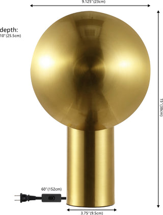 Safavieh Frey TBL4533A Brass Lamp main image