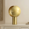 Safavieh Frey TBL4533A Brass Lamp Room Scene Off Feature