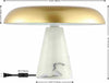 Safavieh Vaughan TBL4537A Brass / White Marble Lamp main image