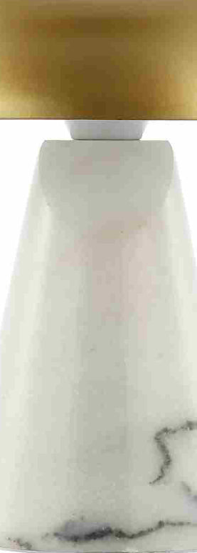 Safavieh Vaughan TBL4537A Brass / White Marble Lamp Main Off