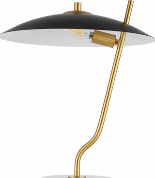 Safavieh Studio TBL4538A Black / Brass Lamp Main Off