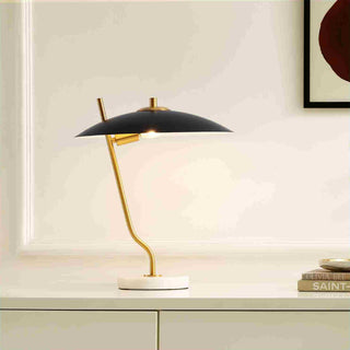 Safavieh Studio TBL4538A Black / Brass Lamp Room Scene On Feature