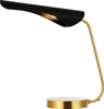 Safavieh Fynn TBL4541A Black / Brass Lamp Main On