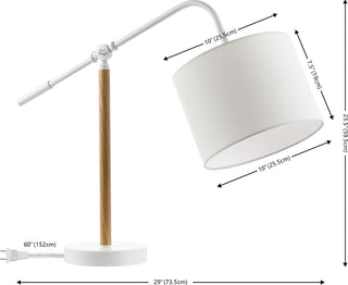 Safavieh Loryn TBL4543A White / Natural Lamp main image