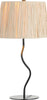 Safavieh Ziggi TBL4546A Black / Natural Lamp Main On