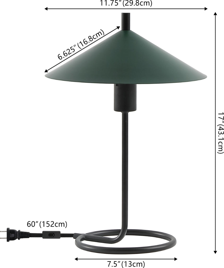 Safavieh Khlo TBL4547B Green / Black Lamp main image
