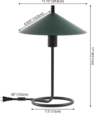 Safavieh Khlo TBL4547B Green / Black Lamp main image
