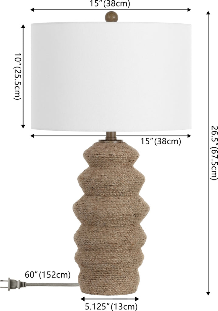 Safavieh Paola TBL4548A Natural Lamp main image