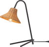 Safavieh Cleo TBL4549A Black / Natural Lamp Main On