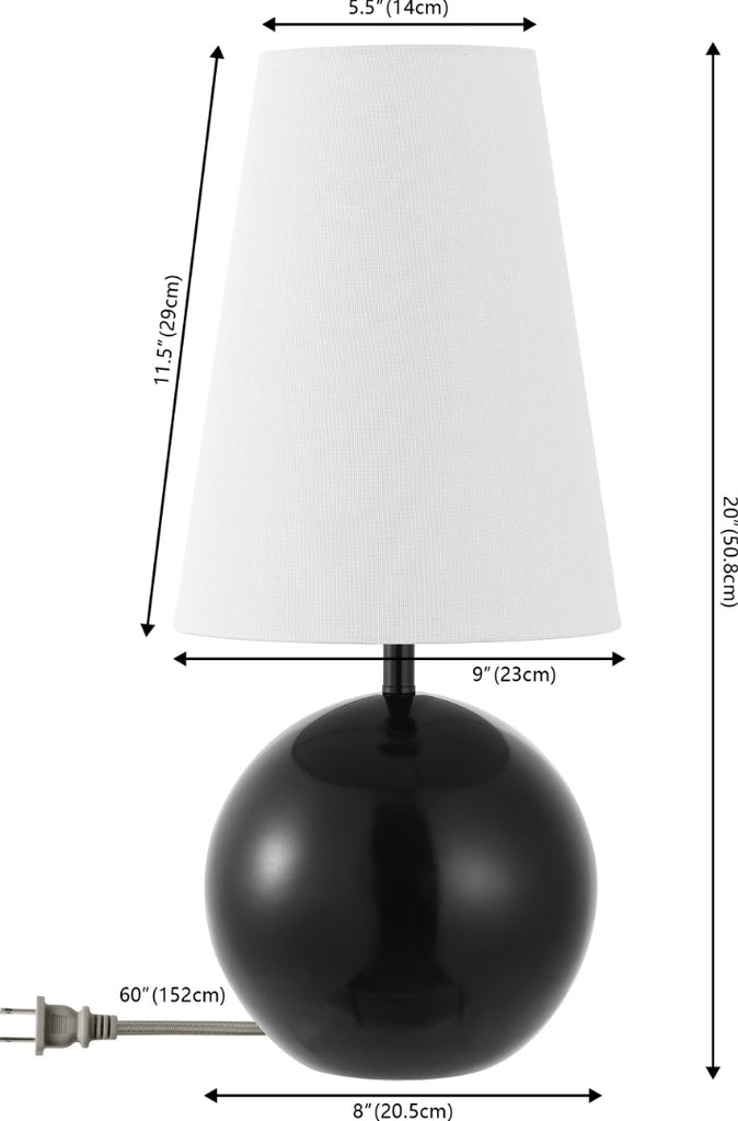 Safavieh Jo TBL4552A Black Lamp main image