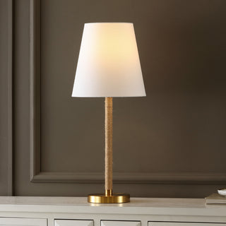 Safavieh Andi TBL4554A Brass / Natural Lamp Room Scene On Feature