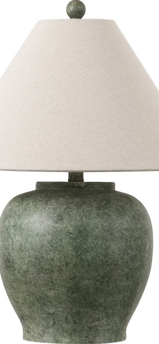 Safavieh Dylan TBL4560A Antique Green Lamp Main Off
