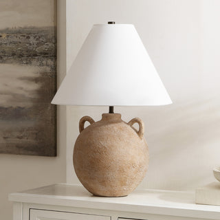 Safavieh Soline TBL4563A Antique Brown Lamp Room Scene Off Feature