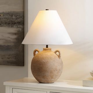 Safavieh Soline TBL4563A Antique Brown Lamp Room Scene On Feature
