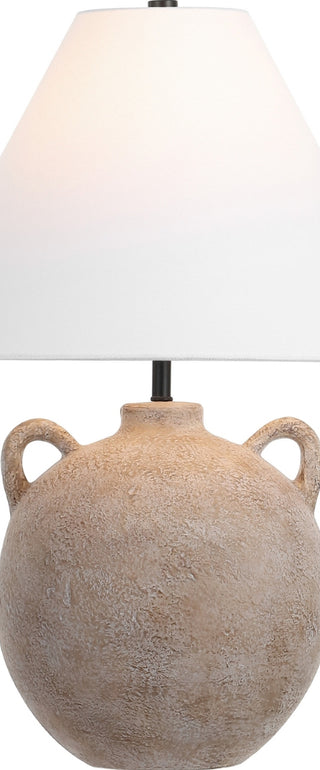 Safavieh Soline TBL4563A Antique Brown Lamp Main On