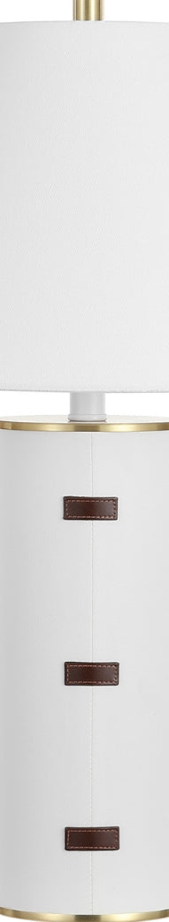 Safavieh Flavie TBL4564A White / Gold Lamp Main Off