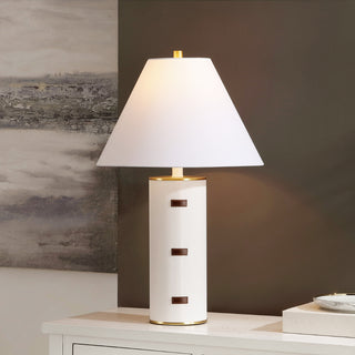 Safavieh Flavie TBL4564A White / Gold Lamp Room Scene On Feature