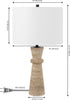 Safavieh Colette TBL4571A Ivory Lamp main image