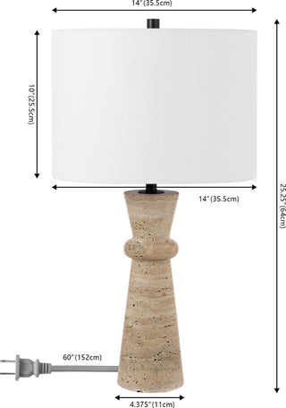 Safavieh Colette TBL4571A Ivory Lamp main image