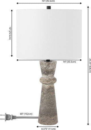 Safavieh Colette TBL4571B Grey Lamp main image