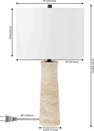 Safavieh Alana TBL4572A Ivory Lamp main image