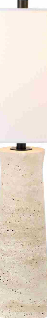 Safavieh Alana TBL4572A Ivory Lamp Main On
