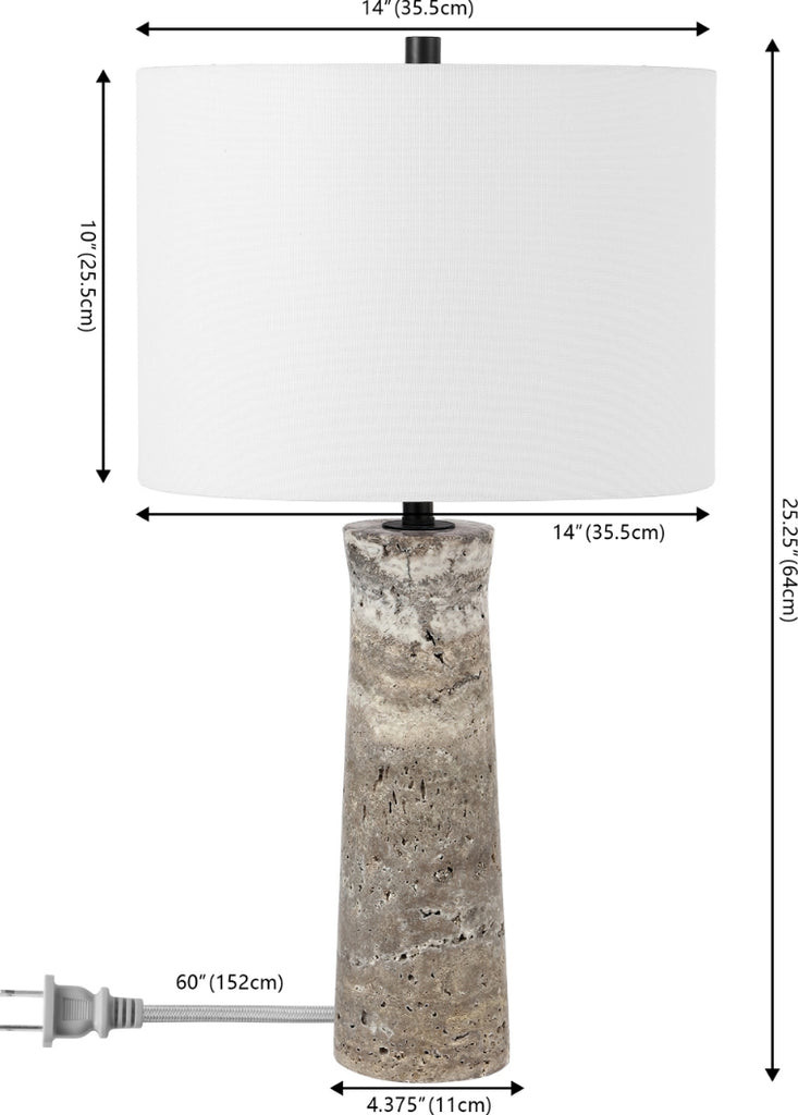 Safavieh Alana TBL4572B Grey Lamp main image