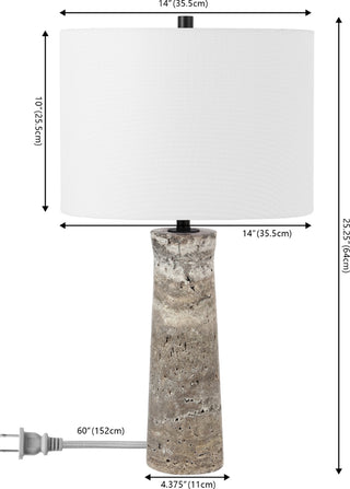 Safavieh Alana TBL4572B Grey Lamp main image