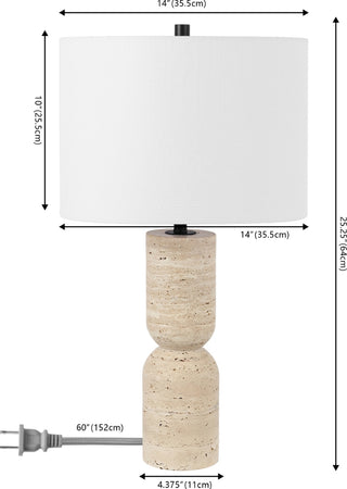 Safavieh Nara TBL4574B Ivory Lamp main image