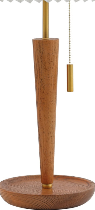 Safavieh Ronny TBL4577A Walnut / Brass Lamp Main On