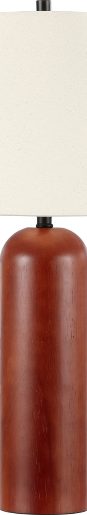 Safavieh Rennie TBL4580A Walnut Lamp Main Off