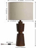 Safavieh Nici TBL4581A Brown Lamp main image