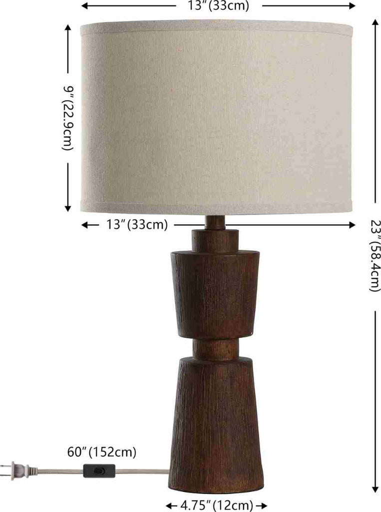 Safavieh Nici TBL4581A Brown Lamp main image