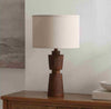 Safavieh Nici TBL4581A Brown Lamp Room Scene Off Feature