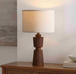 Safavieh Nici TBL4581A Brown Lamp Room Scene On Feature
