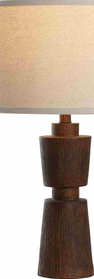 Safavieh Nici TBL4581A Brown Lamp Main On
