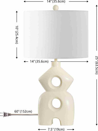 Safavieh Era TBL4583A Creme Lamp main image