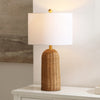Safavieh Anto TBL4584A Natural / Brass Lamp Room Scene On Feature