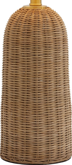 Safavieh Anto TBL4584A Natural / Brass Lamp Main On