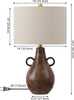 Safavieh Shiloh TBL4585A Antique Brown Lamp main image