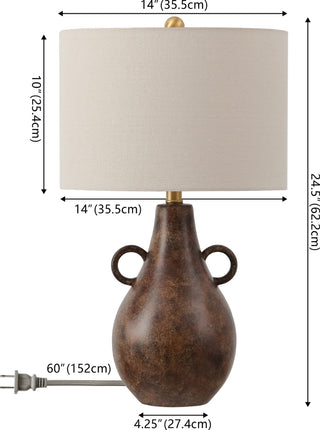 Safavieh Shiloh TBL4585A Antique Brown Lamp main image