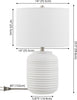 Safavieh Elio TBL4586A White Lamp main image