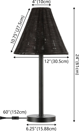 Safavieh Ricki TBL4589A Black Lamp main image