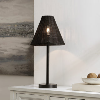 Safavieh Ricki TBL4589A Black Lamp Room Scene On Feature