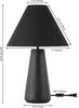Safavieh Piper TBL4594A Black Lamp main image