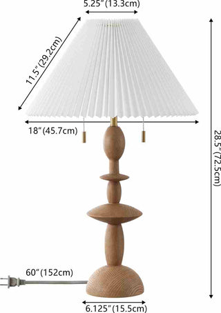 Safavieh Mensy TBL4595A Natural Lamp main image